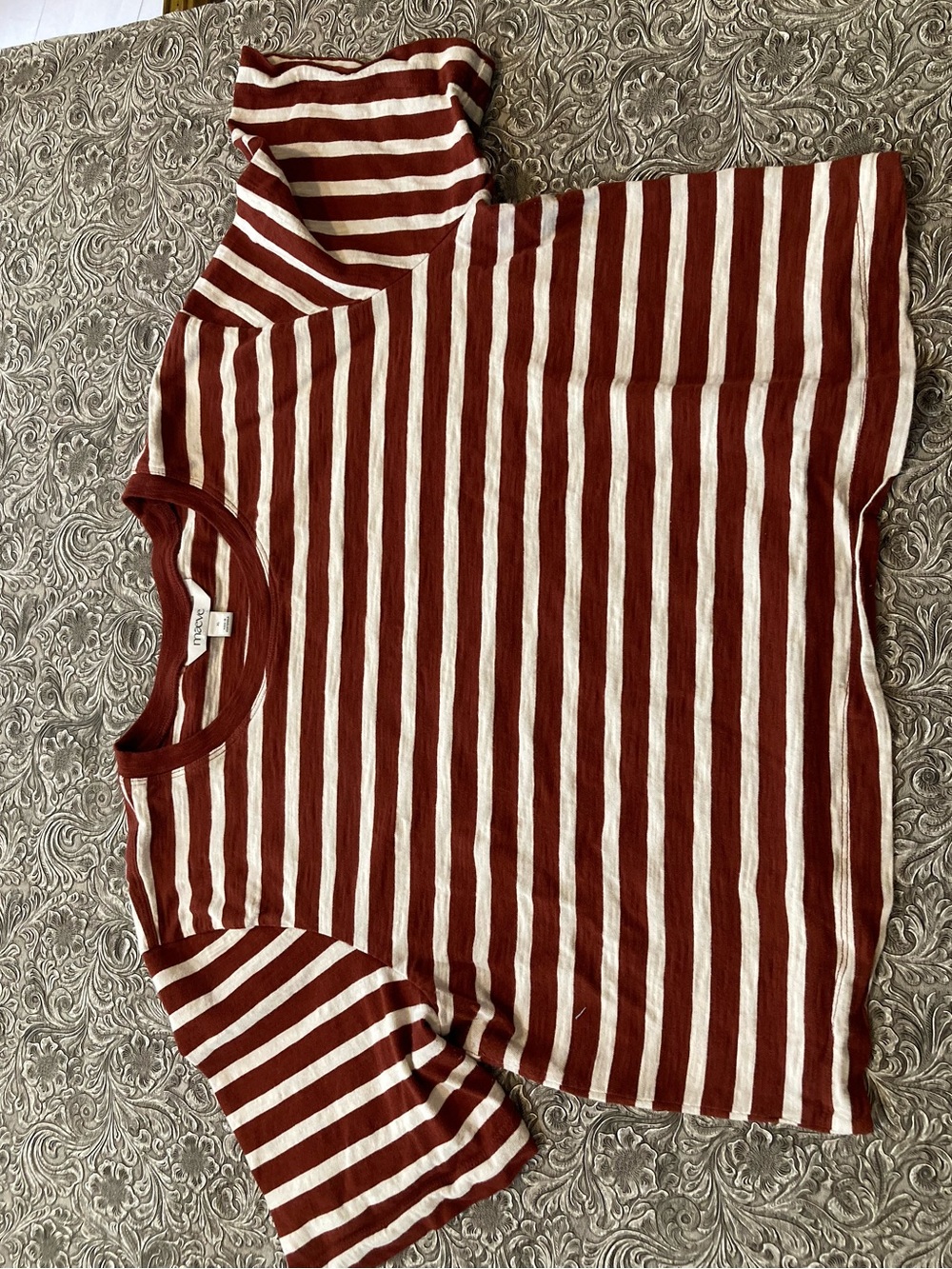 Maeve Anthropologie Striped Shirt